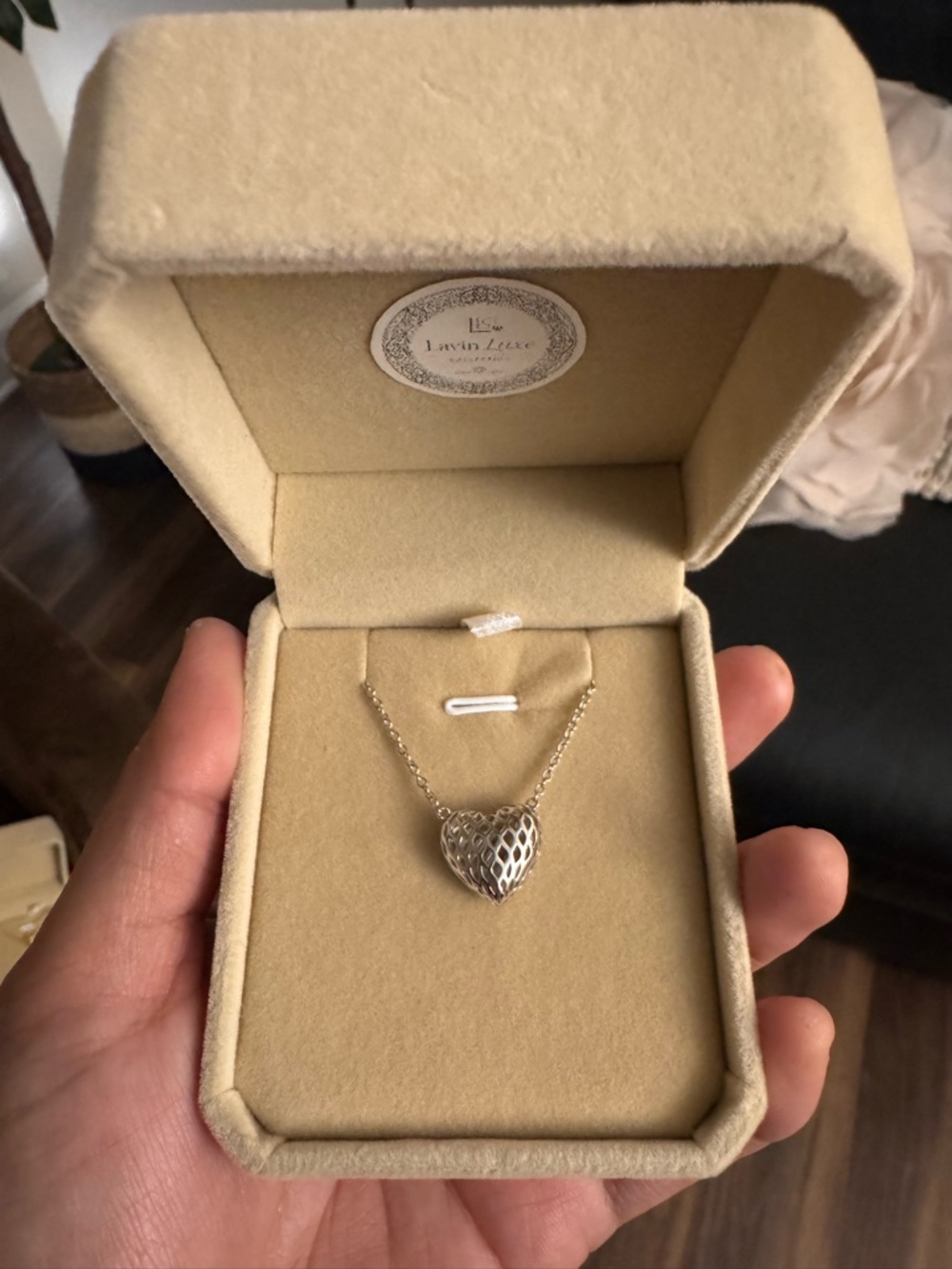 Silver Heart Pendant Necklace